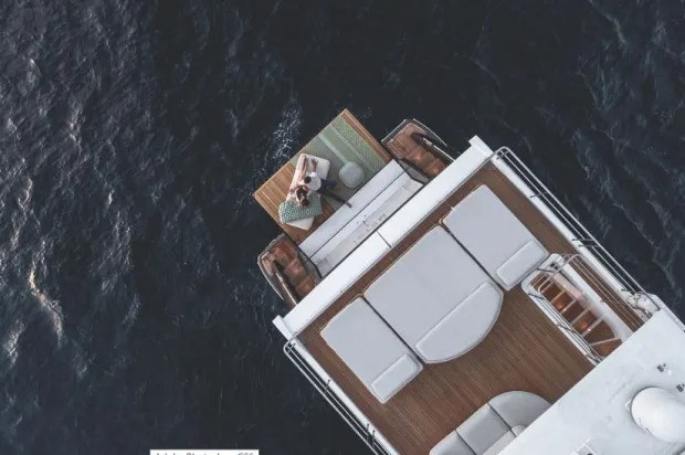 Du thuyền được sử dụng để phục vụ cho những kỳ nghỉ của gia đình Cristiano Ronaldo. Nguồn ảnh: The Sun