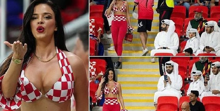Với thân hình bốc lửa cùng việc ăn mặc hở bạo, Ivana Knoll tiếp tục được mệnh danh là CĐV nóng bỏng nhất World Cup 2022. 