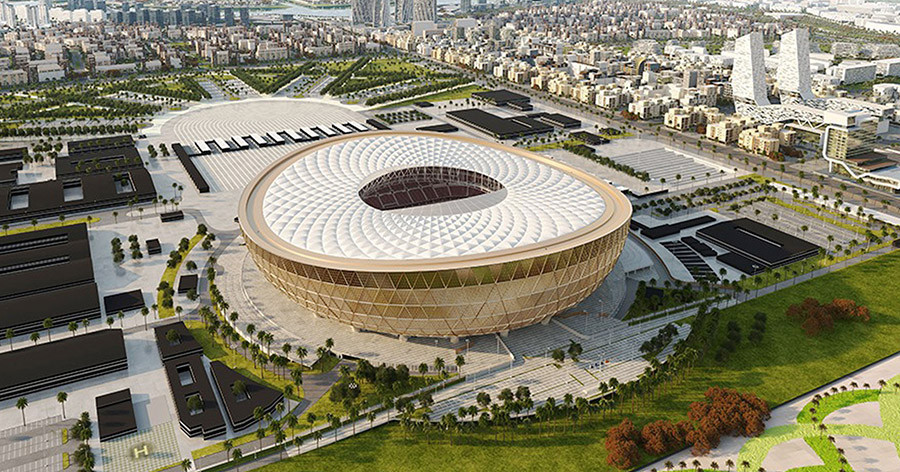 Để chuẩn bị cho các trận đấu World Cup 2022, phần lớn các sân vận động tại Qatar đều được xây mới. Đáng chú ý, trận chung kết World Cup 2022 sẽ diễn ra trên sân vận động Lusail đầy lấp lánh của Qatar.