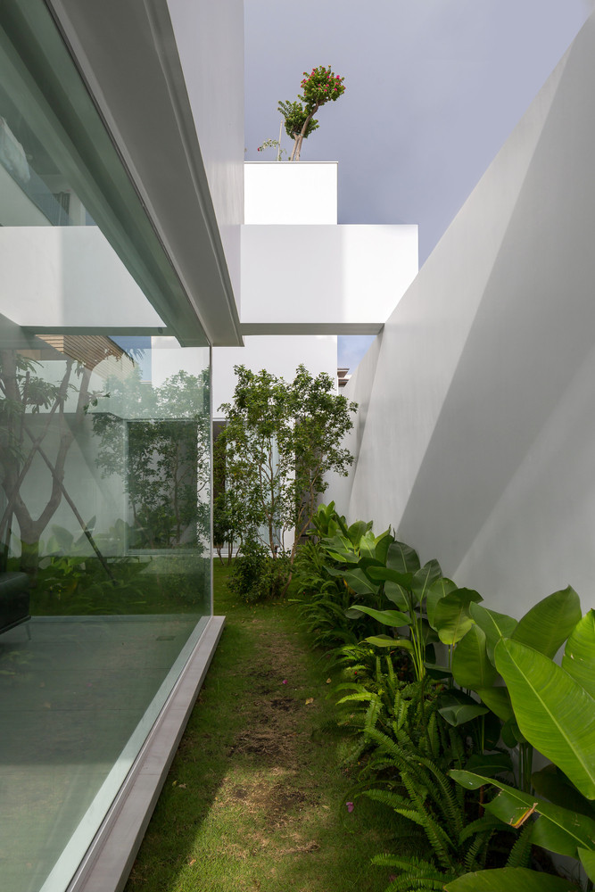 Sự kết nối không gian mang đến tương tác giữa các thành viên trong nhà là yếu tố chính kiến trúc sư muốn đưa vào nhà.