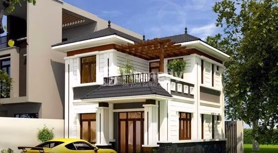 Man nhan 10 mau nha mai thai 900 trieu dep hut mat