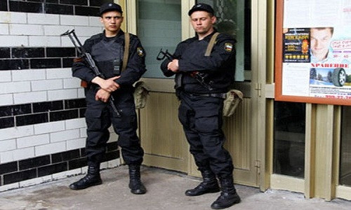 Cảnh sát Nga. (Nguồn: AP)