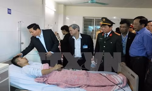 Vu no xe khach tai Bac Ninh: Suc khoe cac nan nhan dan on dinh