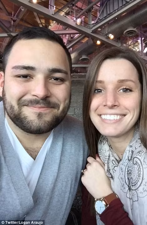 Trong ảnh là Sarah Cummins và Logan Araujo khi họ còn bên nhau. Được biết, sau khi tổ chức bữa tiệc cho người vô gia cư, Sarah vẫn đi tuần trăng mật nhưng cô đi với mẹ của mình. (Nguồn Sina)