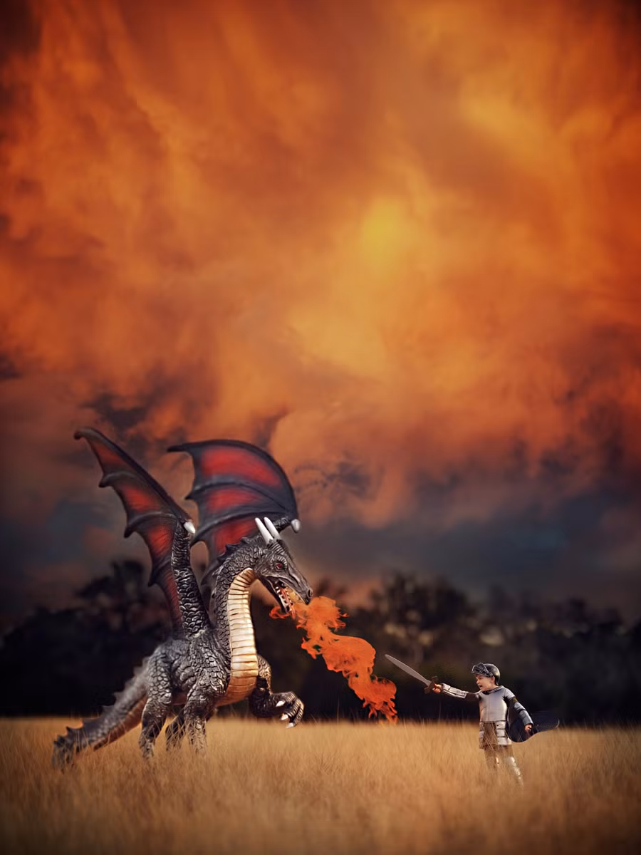 Thông qua những tưởng tượng và mong muốn của các em, nhiếp ảnh gia Rhiannon Logsdon sẽ giúp những đứa trẻ hiện thực hóa giấc mơ của mình trong những bức ảnh siêu thực đậm chất cổ tích, thần thoại. (Nguồn Sina)