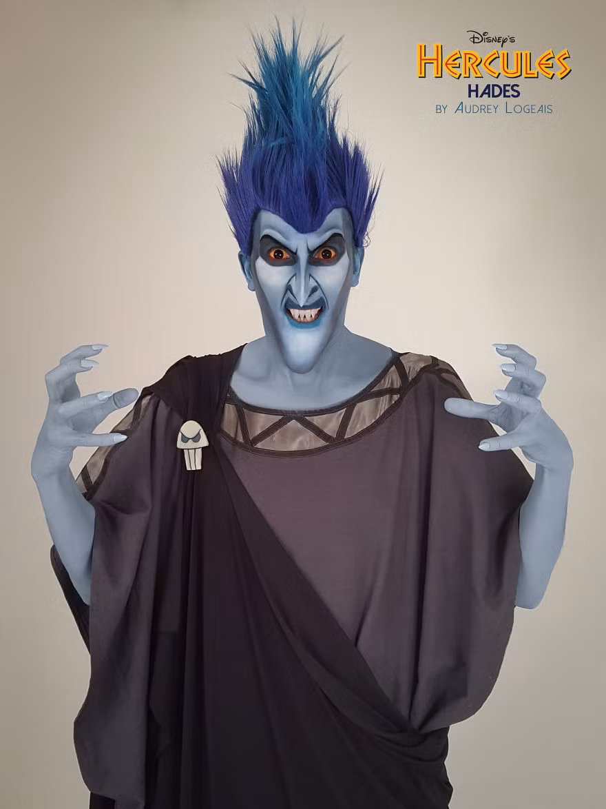 Rất nhiều người đã vô cùng sửng sốt khi biết được những bức ảnh này là chụp người thật. Dưới bàn tay khéo léo và tài hoa của nghệ sĩ Audrey, người thật đã hoàn toàn hóa thân thành nhân vật hoạt hình. (Nguồn Bored Panda)