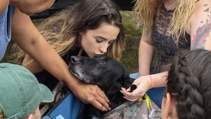 Đại diện Thủy quân Lục chiến Mỹ, cảnh sát Michigan, cảnh sát Muskegon và nhiều người dân đã tham dự buổi lễ. Một trang gây quỹ cũng đã được mở để quyên góp tiền dựng bia mộ cho Cena.