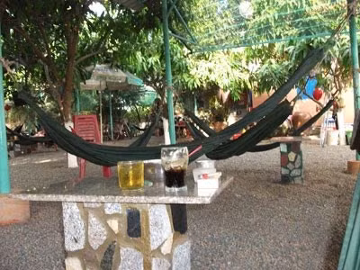 Tại TP Phan Thiết (Bình Thuận), đường Trường Chinh có lẽ nổi tiếng nhiều quán cafe võng nhất. Bên cạnh một số quán cà phê võng phục vụ khách vãng lai trên đường xuyên tỉnh, giúp họ có chỗ ngả lưng nghỉ ngơi trước khi tiếp tục chặng đường dài, thì có không ít quán trá hình, cung cấp dịch vụ "tới bến" cho khách. Ảnh: Báo Bình Thuận.