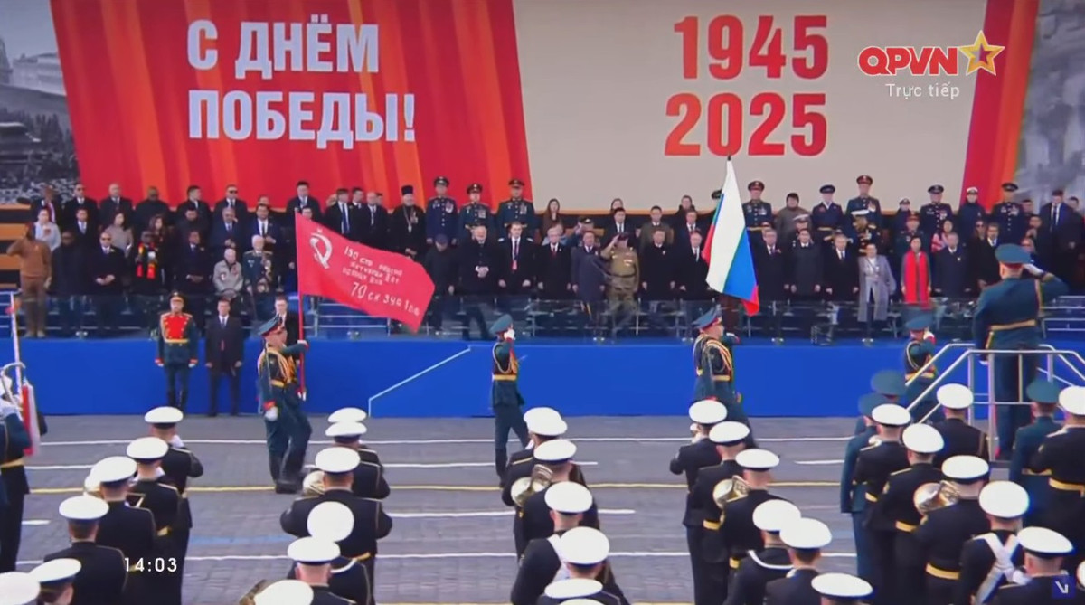 Viet Nam lan dau tham du le duyet binh Ngay Chien thang tren Quang truong Do-Hinh-60