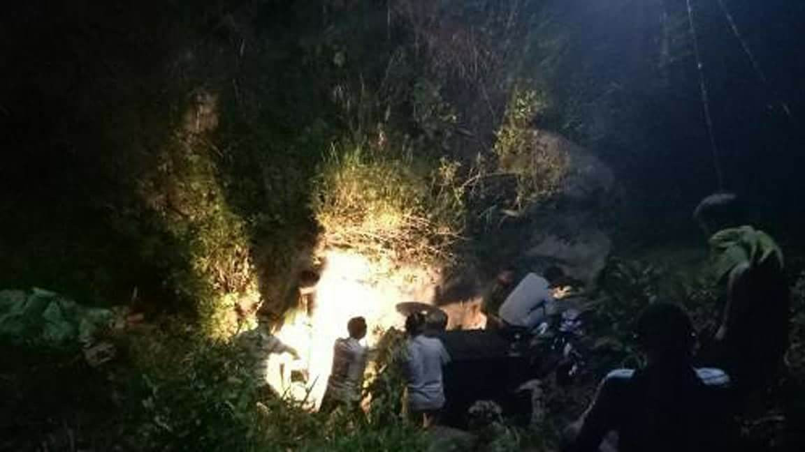 Hiện trường vụ tai nạn.