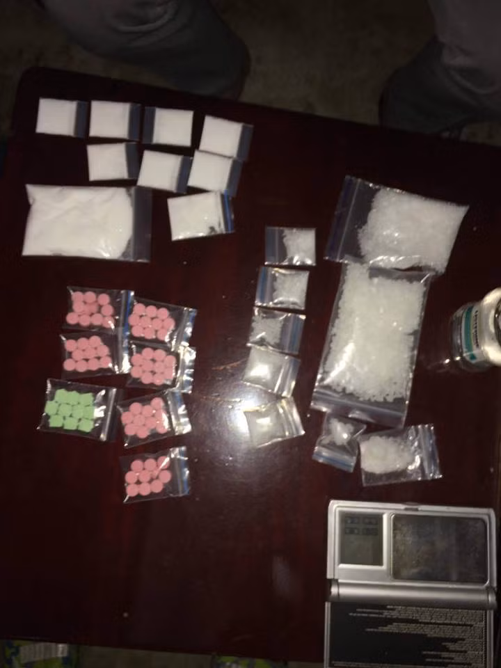 Tang vật vụ án.