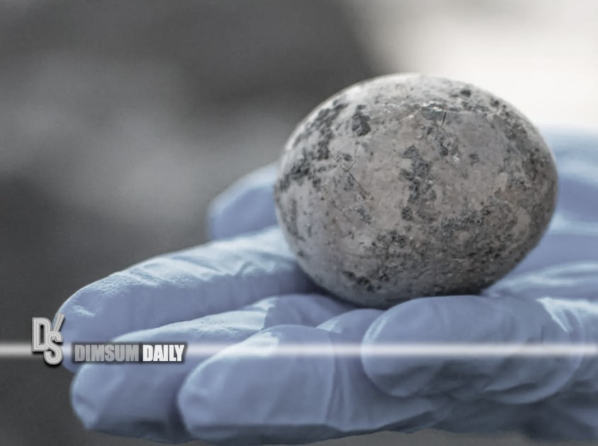 Vì vậy, hầu hết chất lỏng bên trong quả trứng bị rò rỉ ra bên ngoài và chỉ còn lại một ít lòng đỏ.