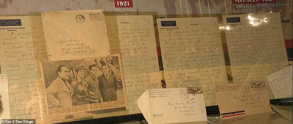 Đặc biệt, hoa tiêu Noonan và ông nội của bà Hunter giữ liên lạc cho đến khi bạn đồng hành của Amelia Earhart mất tích bí ẩn.