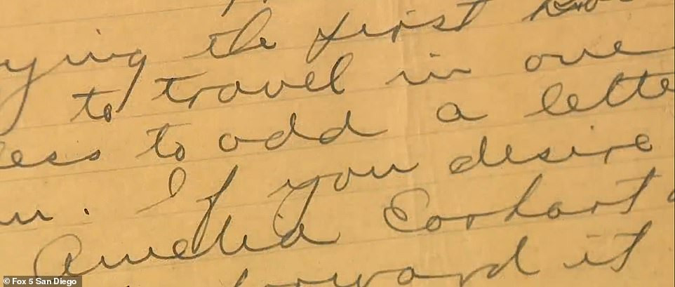 Căn cứ vào ngày tháng viết trên lá thư, các chuyên gia xác định nó được gửi qua đường bưu điện vào ngày 23/6/1937. Địa điểm gửi thư là khách sạn Grand ở Indonesia.