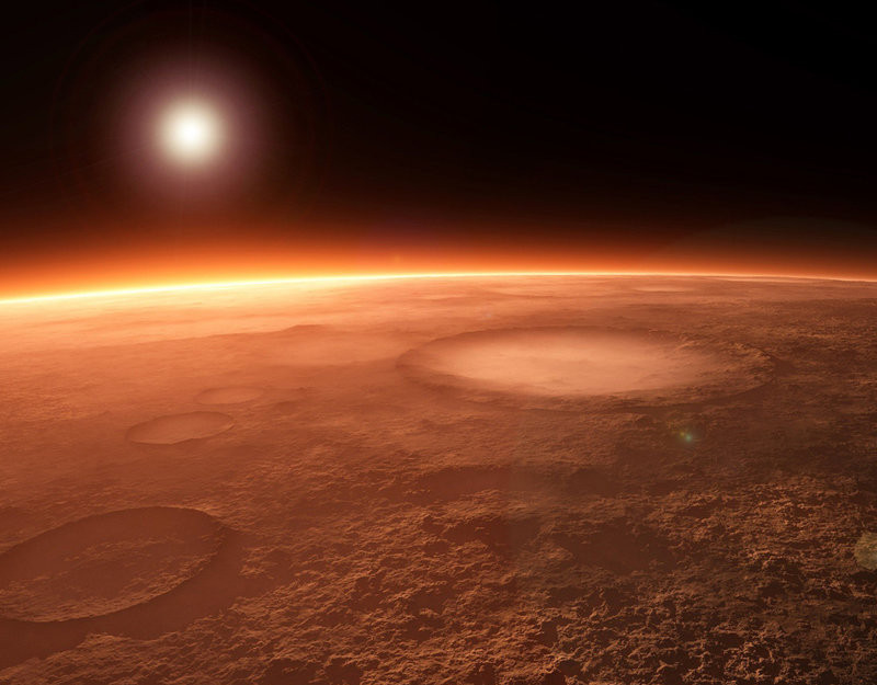 Do vậy, khi bầu trời đêm quang đãng, sáng sủa, tàu thám hiểm Opportunity của Cơ quan Hàng không Vũ trụ Mỹ (NASA) có thể chụp những ngôi sao 6 cấp sáng - thường được coi là giới hạn cho tầm nhìn của con người