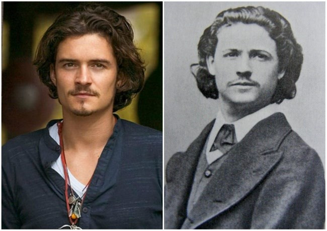 Ngôi sao điện ảnh Orlando Bloom có diện mạo khá giống họa sĩ lừng danh Nicolae Grigorescu.