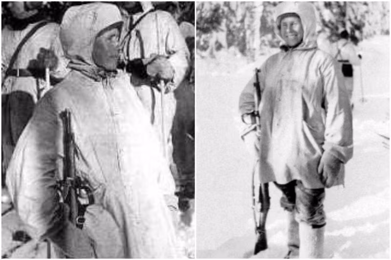 Nhờ vậy, tay súng người Phần Lan Hayha hoạt động đơn độc và bắn hạ 705 lính địch. Đây cũng là lý do phía Liên Xô gọi người lính này là "tử thần trắng".