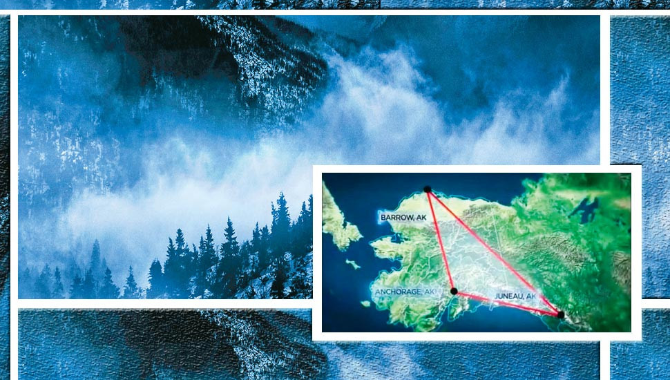 Nằm ở phía Tây Bắc của lục địa Bắc Mỹ, "Vùng tam giác" Alaska (giới hạn từ phía Bắc của Alaska, khu Barrow, đến vùng Juneau (phía Tây Nam của Yukon) và sang phía Tây tại Anchorage) được biết đến là vùng đất có hàng chục ngàn người mất tích bí ẩn. Những vụ việc này xảy ra vô cùng bí hiểm và khó lý giải.