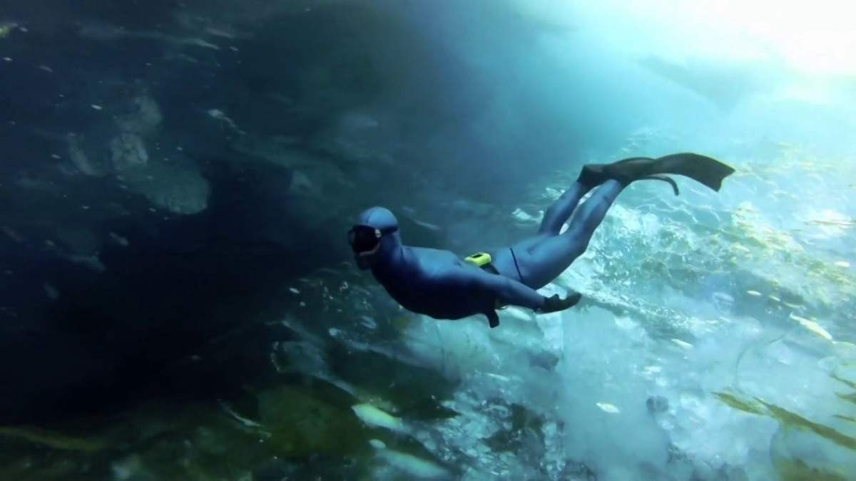 Không những vậy, ông Severinsen còn nắm giữ kỷ lục ấn tượng khác là lặn được 152,4m dưới lớp băng với vây và đồ lặn.