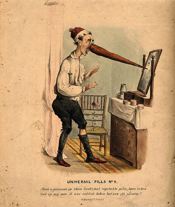 Thậm chí, Morison còn sử dụng một số người khác giả làm khách hàng để ca ngợi về khả năng chữa bệnh "thần thánh" của loại thuốc do ông tạo ra. Nhờ những lời quảng cáo giả dối từ những khách hành "dởm", việc kinh doanh thuốc của bác sĩ Morison ngày càng phát đạt.