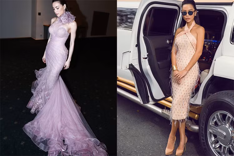 Cả hai bóng hồng vây quanh Kim Lý - Hồ Ngọc Hà và Kiko Chan đều sở hữu nhan sắc xinh đẹp.