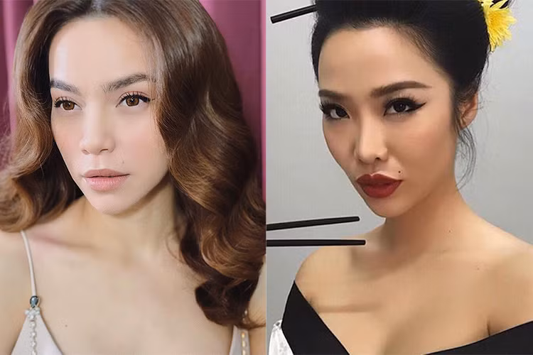 Cận cảnh gương mặt lai Tây không góc chết của Hà Hồ và gương mặt cá tính của Kiko Chan.
