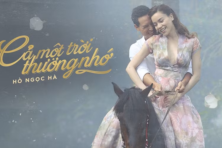 Tuy lần đầu hợp tác cùng nhau nhưng Kim Lý và Hồ Ngọc Hà diễn tròn vai đôi tình nhân. Ảnh: Youtube