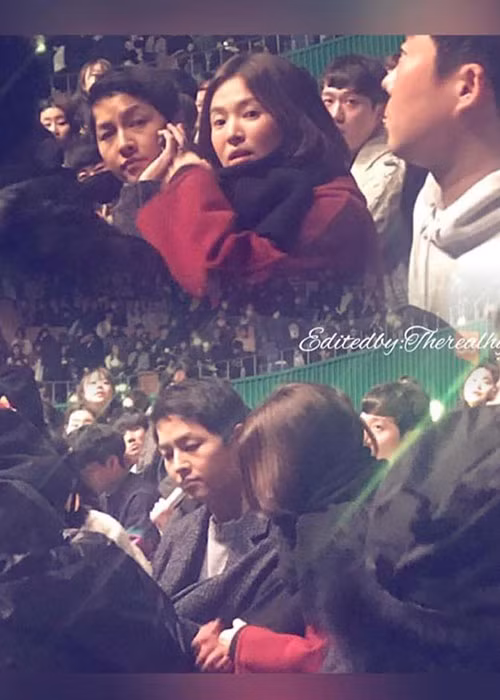 Đây là lần đầu tiên vợ chồng Song Joong Ki - Song Hye Kyo xuất hiện công khai bên nhau sau đám cưới vào ngày 31/10/2017.