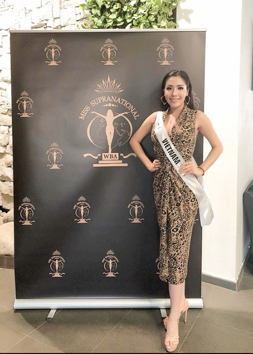 Từ Ba Lan, đại diện Việt Nam liên tục cập nhật hình ảnh và thông tin của mình tại đấu trường nhan sắc quốc tế. Ảnh: Gia đình Việt Nam