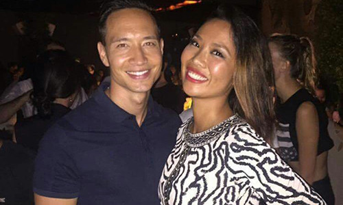 Kiko bên Kim Lý. Ảnh: Vietnamnet