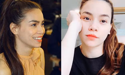 Đã sở hữu nhan sắc cao sang, hoàn hảo ở từng đường nét khuôn mặt, ngay cả phần mí mắt của Hồ Ngọc Hà cùng rõ hai mí sắc nét nhưng sau khi cắt mí, đôi mắt của cô long lanh và sâu hút hồn hơn hẳn trước kia.