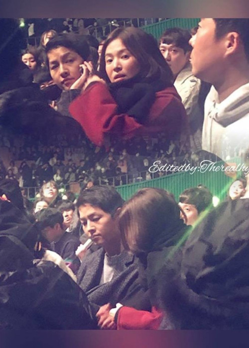 Hai vợ chồng cùng nhau đi xem ca nhạc.