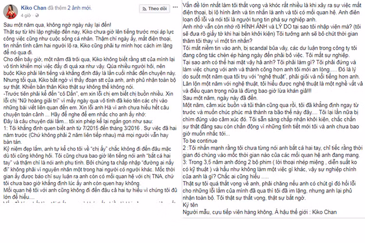 Chia sẻ của Kiko.