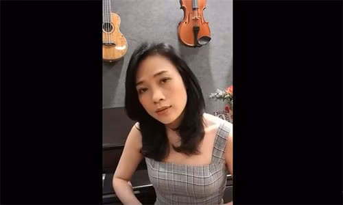 Mỹ Tâm. Ảnh: chụp màn hình