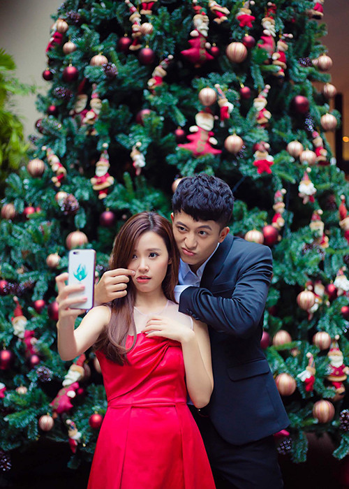 Harry Lu và Midu trở nên thân thiết sau khi đóng chung phim điện ảnh “4 năm 2 chàng trai 1 tình yêu”. Ảnh: FBNV