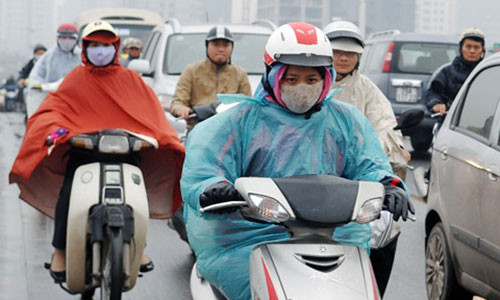 Miền Bắc mưa rét. Ảnh: Gia đình Việt Nam