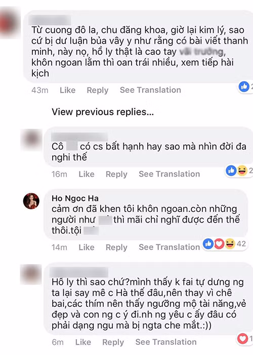 Hà Hồ đáp trả khi bị antifan ám chỉ là "hồ ly". Ảnh: Dân Việt