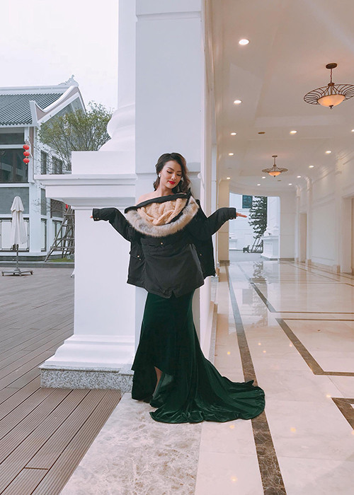 Hồng Quế đặt mục tiêu đưa bố mẹ đi du lịch Trung Quốc và con gái đi Hàn Quốc vào năm 2018.