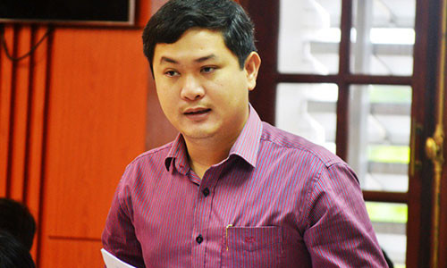 Ông Lê Phước Hoài Bảo - giám đốc Sở Kế hoạch - đầu tư Quảng Nam - Ảnh: LÊ TRUNG