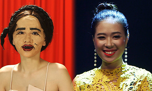 Người chơi "Lựa chọn của trái tim" phải hóa trang. Ảnh: Vietnamnet