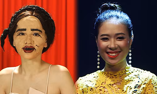 Người chơi "Lựa chọn của trái tim" phải hóa trang. Ảnh: Vietnamnet