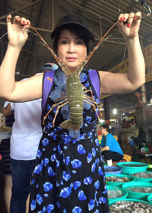 Nghệ sĩ Hải Lý tận hưởng cuộc sống đầy bình yên sau nhiều năm chia tay Duy Phương. Ảnh: FBNV