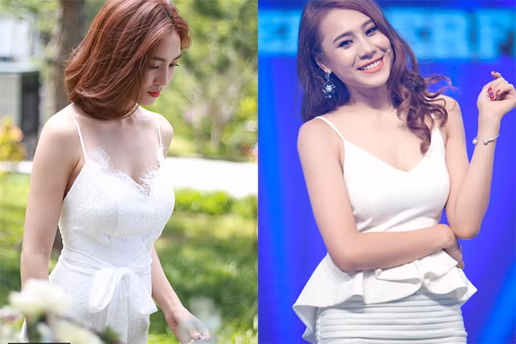 Ninh Dương Lan Ngọc và Bích Trâm đều quyến rũ khi diện váy áo hai dây gợi cảm. Ảnh: FBNV