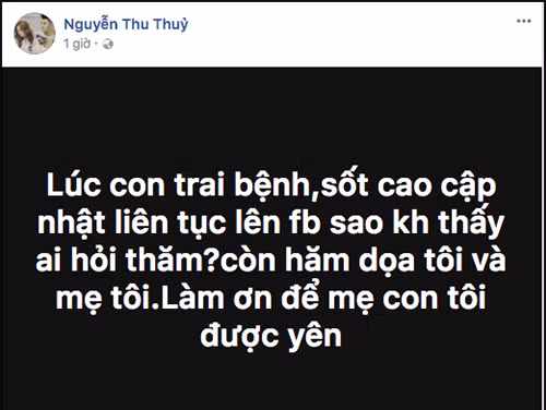 Chia sẻ của Thu Thủy. Ảnh: Thế giới trẻ