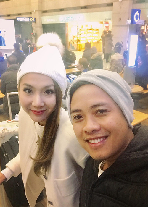 Ngọc Quyên đặt chân đến Hàn Quốc là một trong những tin tức sao Việt trong ngày 11/12.