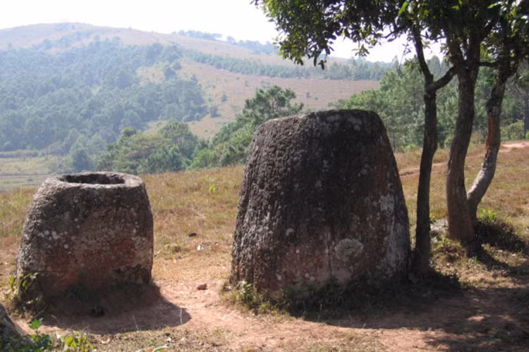 Các nhà khảo cổ học đã xác định 5 loại đá được sử dụng để làm chum bao gồm: đá sa thạch, đá cuội, granite, đá vôi và đá dăm.