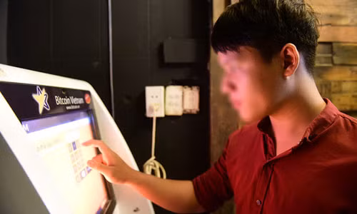 Giao dịch rút tiền tại máy BTM tại TP.HCM