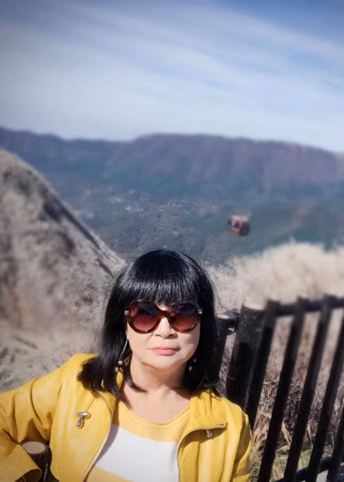 Theo nghệ sĩ Hải Lý, việc chồng cũ Duy Phương nói là để hết tài sản cho cô là sai sự thật. Ảnh: FBNV