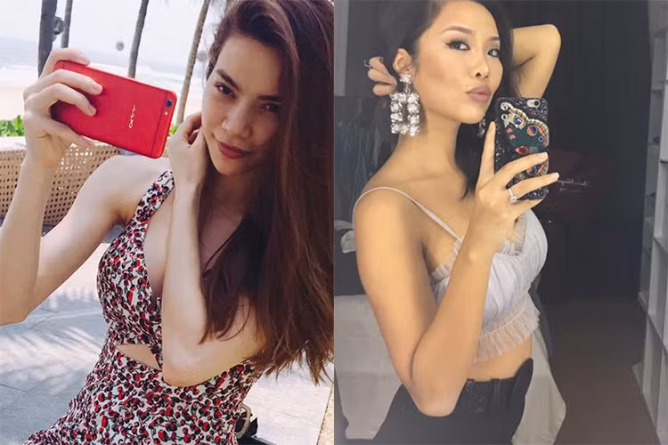 Cùng chụp ảnh tự sướng ở đời thường, “nữ hoàng giải trí” được khen gợi cảm hơn Kiko.