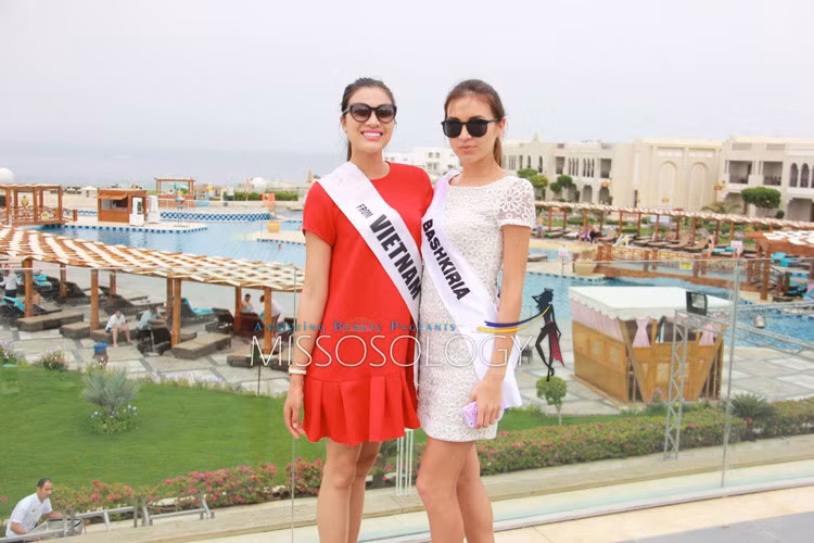 Sau khi bị tước ngôi, Nguyễn Thị Thành tham gia Hoa hậu Môi trường Quốc tế 2017 bất chấp lệnh cấm từ Cục Nghệ thuật Biểu diễn. Ảnh: Missosology